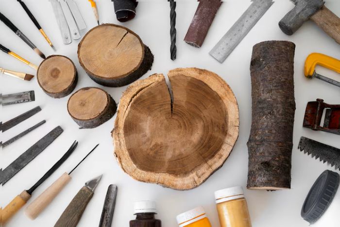 top-view-wood-crafting-objects-arrangement_23-2148732486
